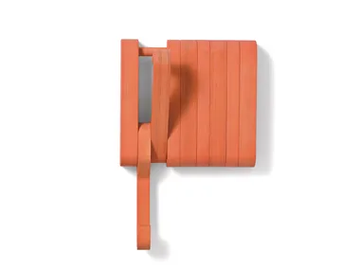 SCULPTURES JEUX - HIDDEN CORAL - Wall-mounted solid wood coat rack by In Stock - view 2